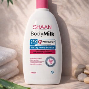 Shaan لوشن بودي ميلك ديرما مويست لإصلاح حاجز البشرة 300 مل