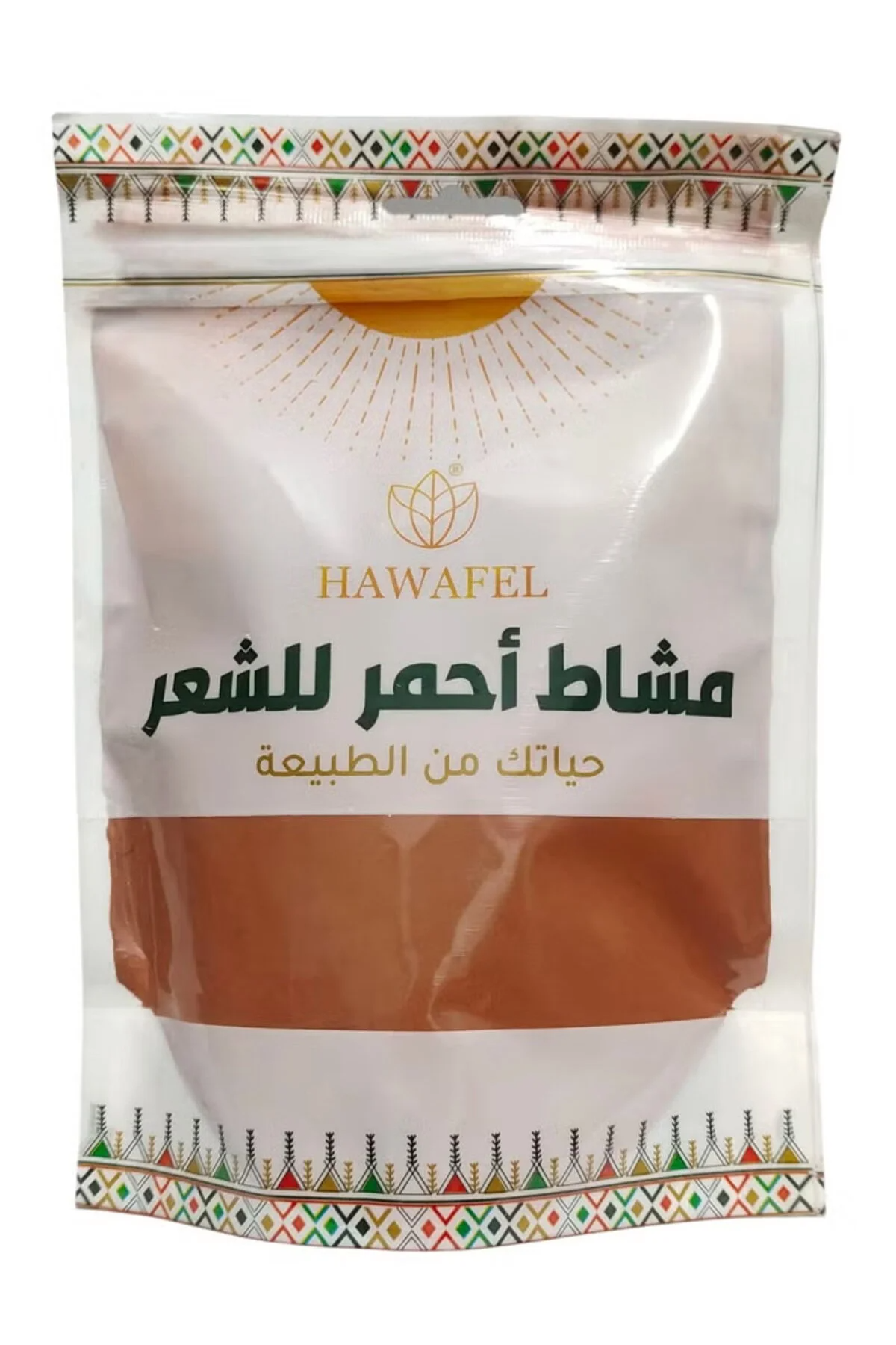 HAWAFEL مسحوق المشاط الأحمر النقي للشعر - 250 جرام